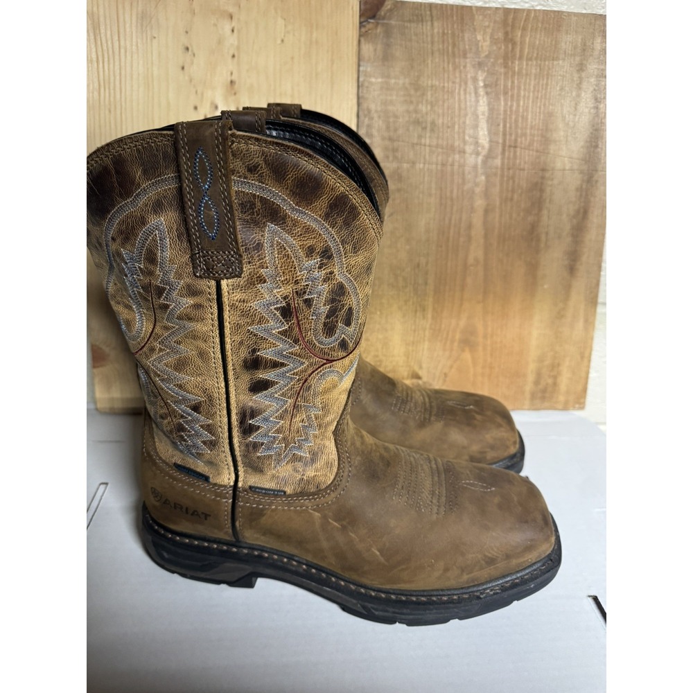 Ariat Men's Work Boots, WorkHog XT H2O Carbon Toe, Wide Sq Toe, Size USA 10.5 D